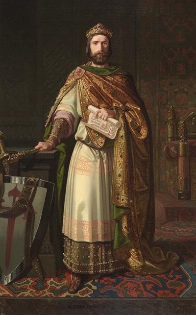Retrato de Fernando II de León de Isidoro Lozano