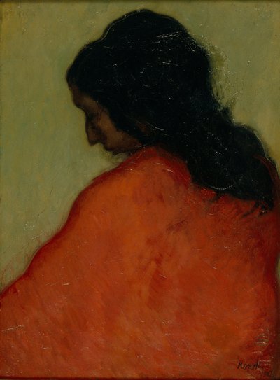 Perfil de un gitano de Isidre Nonell
