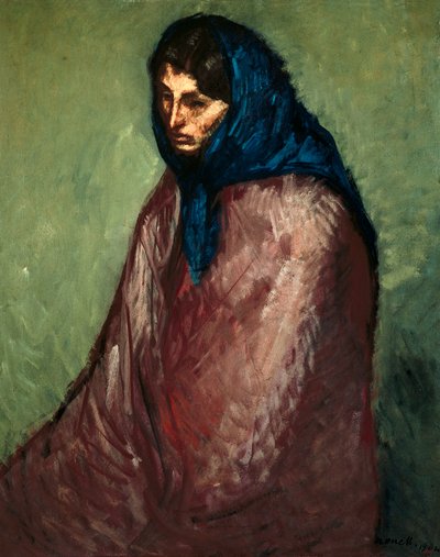 ""Le refuge"" Peinture de Isidre Nonell y Monturiol (1873-1911) 1904 Barcelone. Museo Nacional de Arte de Cataluña de Isidro Nonell