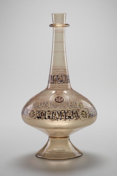 Botella, encargada por Dawud, Sultán Rasulid de Yemen, Dinastía Mameluca, 1296-1321 de Islamic School