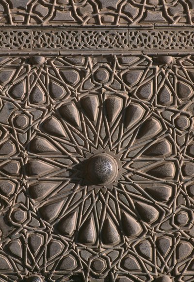 Puerta de la madrasa del sultán al-Zahir Barquq (detalle) de Islamic School