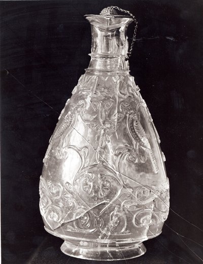 Jarra con pájaros del Tesoro de Saint-Denis, egipcia, período fatimí, finales del siglo X de Islamic School