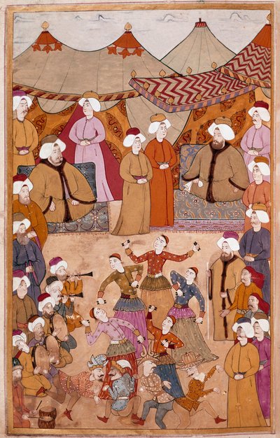 Arte islámico: “Danza para el placer del Sultán Ahmet III (1673-1736)” de Islamic School