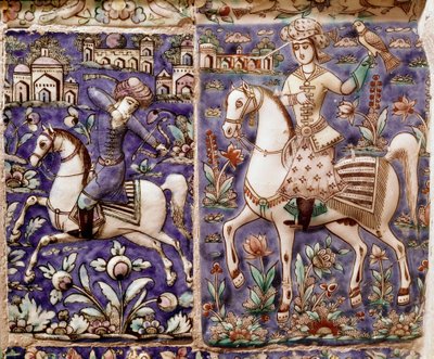 Arte islámico: caza de halcones de Islamic School