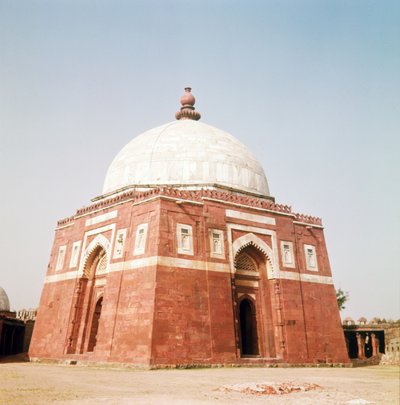 Mausoleo de Ghiyathud-din Tughluq, Tughluqabad, 1321-25 de Islamic School