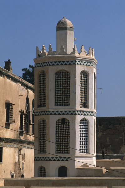 Minarete de la mezquita, Palacio del Dey de Islamic School