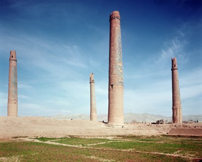 Minaretes de la Madrasa Hussein Baiqara de Islamic School