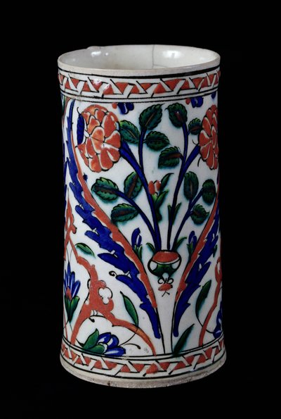 Olla con una decoración floral, Iznik de Islamic School