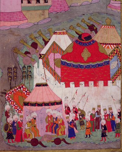 TSM H.1524 Sitio de Viena por Suleyman I (1494-1566) el Magnífico, en 1529, del 