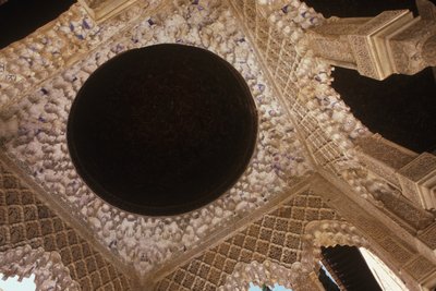 El techo en el Patio de los Leones de Islamic School