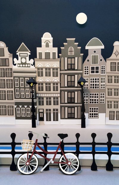 La ciudad duerme, 2016 (papel) de Isobel Barber