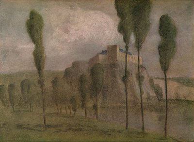 Un castillo del norte, c1900 de Isobelle Ann Dods Withers