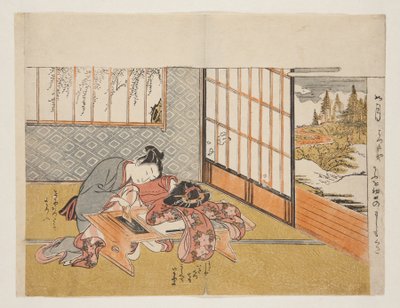 Flores prósperas de los elegantes doce meses (Furyu juniki no eiga) de Isoda Koryusai
