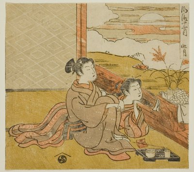 El octavo mes, de la serie "Doce meses a la moda" de Isoda Koryusai