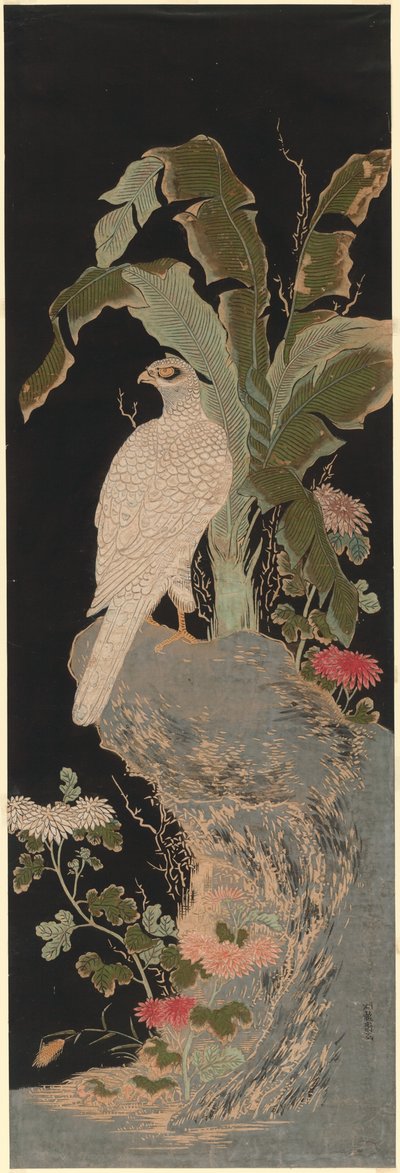 El halcón blanco de Isoda Koryusai