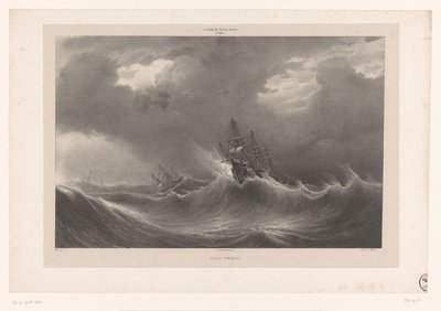 Barcos en alta mar
Gros-Temps (título en el objeto)
Cuadros de la colección del Palais Royal (título de la serie)
Galerie du Palais Royal (título de la serie en el objeto) de Isodore Laurent Deroy