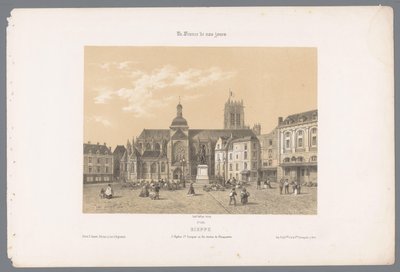 Vista de la iglesia de Saint-Jacques y de la estatua de Duquesne en Dieppe
Dieppe. l