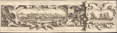 El sitio de La Rochelle [lámina 16 de 16; conjunto comprende 1952.8.97-112] de Israel Henriet or Abraham Bosse after Jacques Callot