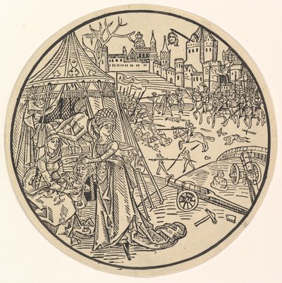 Judith con la cabeza de Holofernes de Israhel van Meckenem