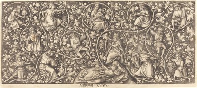 Ornamento con el árbol de Jesé de Israhel van Meckenem
