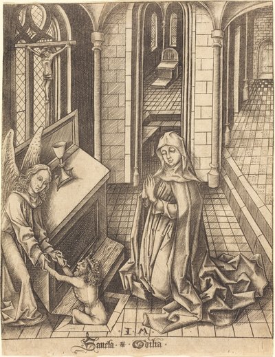Santa Otilia de Israhel van Meckenem