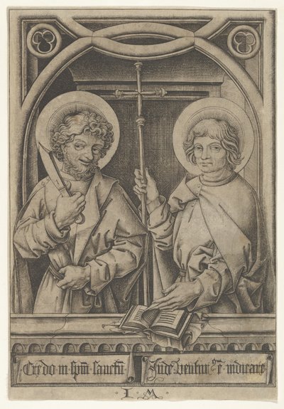 San Bartolomé y San Felipe, de Los Apóstoles, 1435-1503 de Israhel van Meckenem