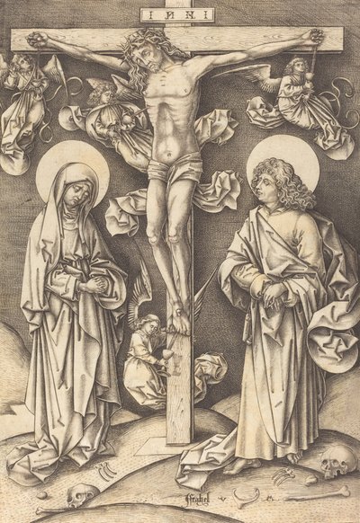 La crucifixión de Israhel van Meckenem