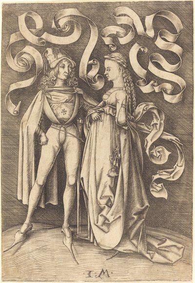 El caballero y la dama de Israhel van Meckenem