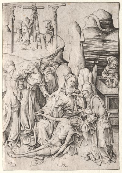 La Pasión: Descendimiento de la Cruz de Israhel van Meckenem
