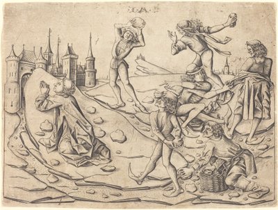 La Lapidación de San Esteban de Israhel van Meckenem
