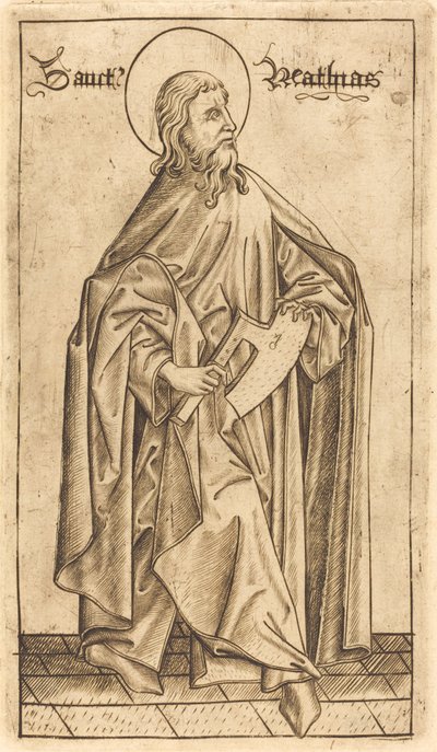 San Matías (?) de Israhel van Meckenem after Master E.S.