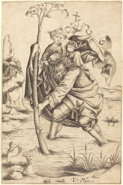 San Cristóbal de Israhel van Meckenem after Master of the Housebook