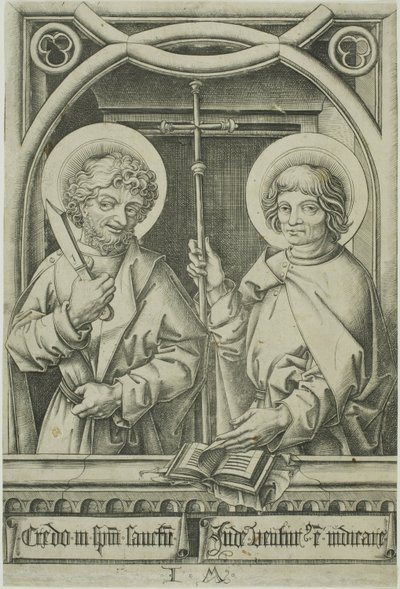 San Bartolomé y San Felipe de Los Doce Apóstoles de Israhel van Meckenem the younger