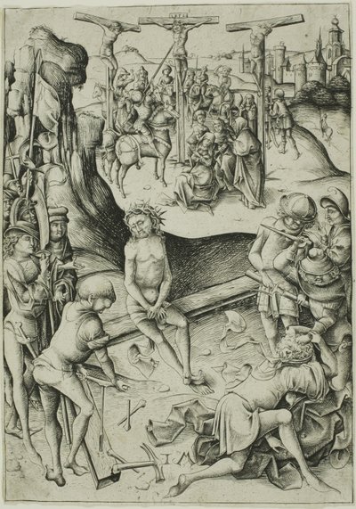 La Crucifixión de Israhel van Meckenem the younger