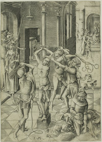 La flagelación de Israhel van Meckenem the younger