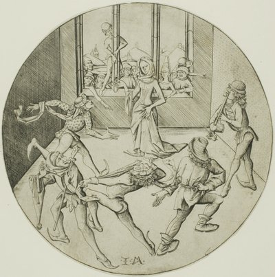 Los Morris Dancers de Israhel van Meckenem the younger
