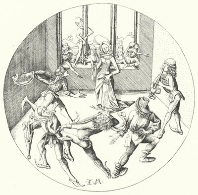 El baile alrededor del anillo de Israhel van the Elder Meckenem