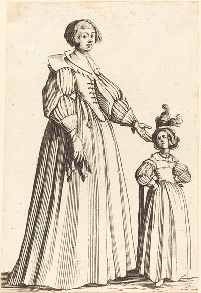 Catherine Kuttinger, esposa de Callot de Israël Henriet