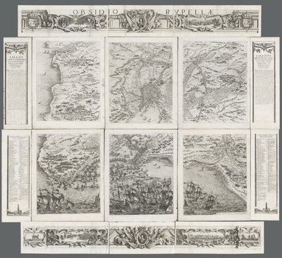 El Asedio de La Rochelle de Israël Henriet