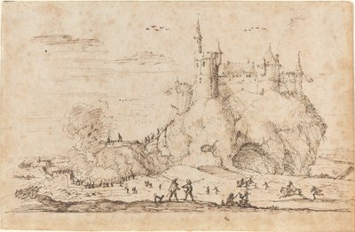 Castillo bajo asedio de Israël Silvestre