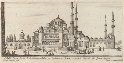 La Iglesia de Santa Sofía de Constantinopla, construida por Constantino el Grande; ahora Mezquita del Gran Señor de Israël Silvestre