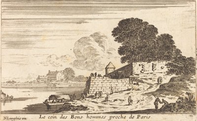 El rincón de los buenos hombres cerca de París de Israël Silvestre