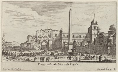 Piazza della Madono delle Popolo de Israël Silvestre