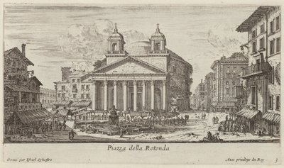 Piazza della Rotonda de Israël Silvestre