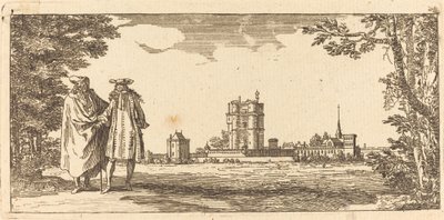 Plano general del castillo y pequeño parque de Vincennes de Israël Silvestre
