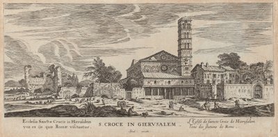 Santa Croce en Jerusalén de Israël Silvestre