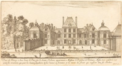 Vista de Berny a dos leguas de París en el camino de Orleans de Israël Silvestre