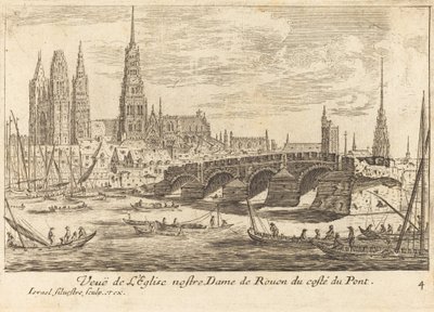 Vista de la Iglesia de Nuestra Señora de Ruan de Israël Silvestre