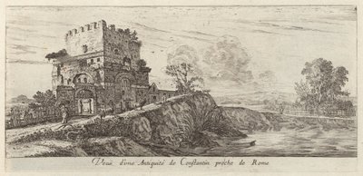 Vista de una Antigüedad de Constantino cerca de Roma de Israël Silvestre