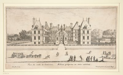 Vista del Chateau Liencourt: La explanada de Israël Silvestre